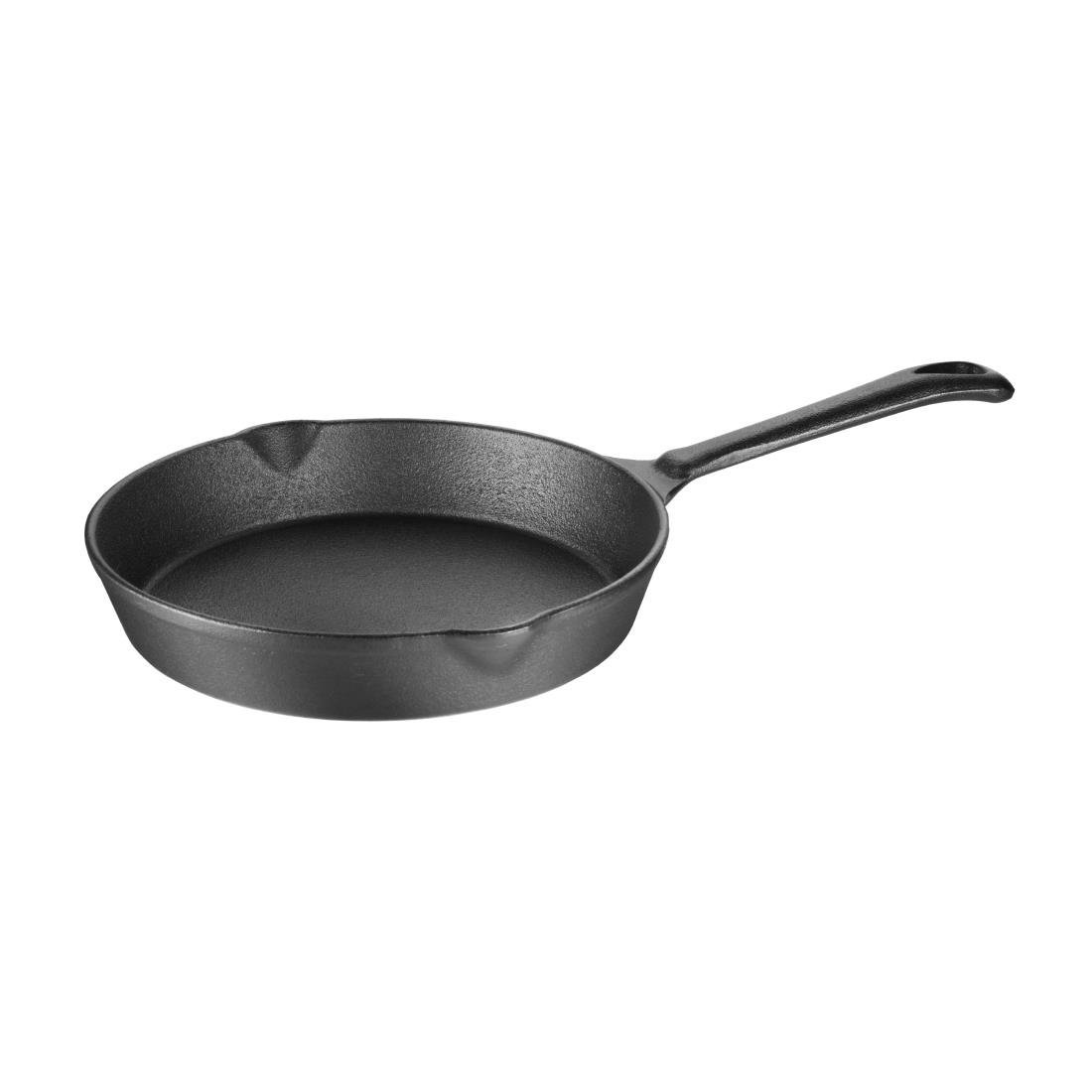 Vogue Round Skillet - 200mm 8" M654 - Whisk Hospitality - M654