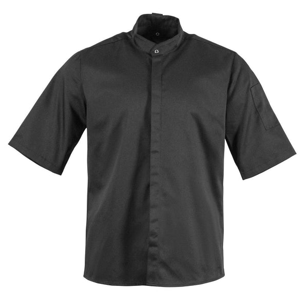 Southside Band Collar Jacket Black - Size XL BB711 - XL - Whisk Hospitality - BB711-XL