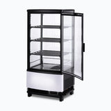 Bromic Countertop Fridge - 80L - 1 Door - Curved Glass - Black - Whisk Hospitality - CT0080G4BC-NR