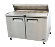 Atosa Mega Top 2 DOOR SANDWICH PREP TABLE FRIDGE 1530 MM MSF8307 - Whisk Hospitality - MSF8307