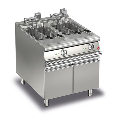 BARON 15+15L Double Basin Electric Deep Fryer - Whisk Hospitality - Q70FRI/E815
