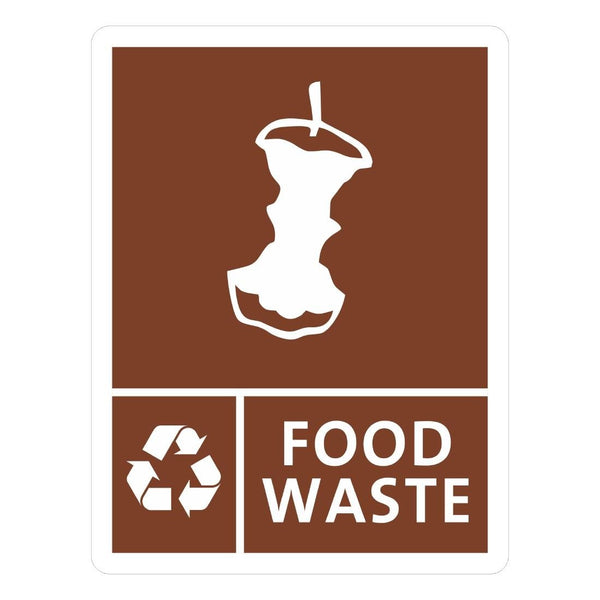 Jantex Slim Bin Label - Food Waste FX194 - Whisk Hospitality - FX194