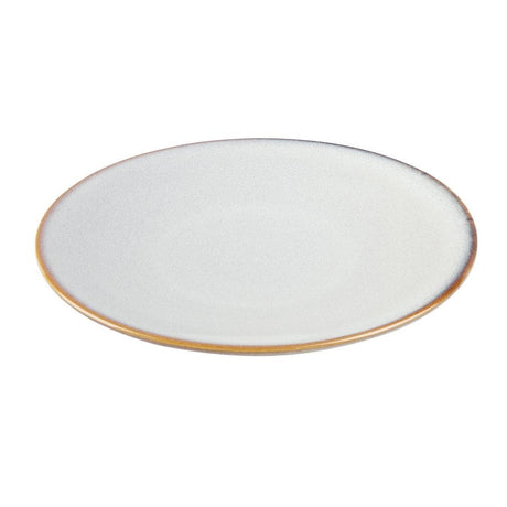 Olympia Drift Grey Plain Coupe Plate - 230mm (Box 6) FU188 - Whisk Hospitality - FU188