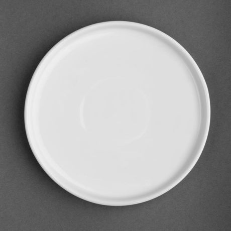 Olympia Whiteware Flat Round Plate - 152mm 6" (Box 6) FW812 - Whisk Hospitality - FW812