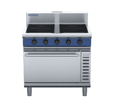 Blue Seal Evolution Series In54R5 900Mm Induction Range Convection Oven - Whisk Hospitality - IN54R5