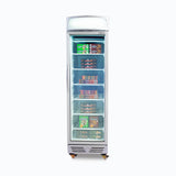 Bromic Upright Display Freezer - 300L - 1 Door - Flat Glass - Lightbox - Whisk Hospitality - UF0374LS-NR