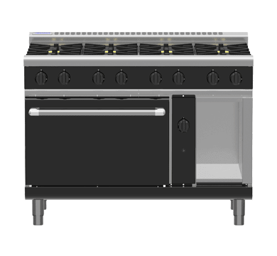 Waldorf Bold Rnlb8819G 1200Mm Gas Range Static Oven Low Back Version - Whisk Hospitality - RNLB8819G