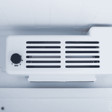 Bromic Upright Display Fridge - 372L - 1 Door - Flat Glass - White with Silver Trim - Whisk Hospitality - GM0374-NR