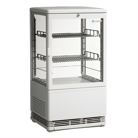 Venice Joey 58L Counter Top Refrigerated Display - White - Whisk Hospitality - WH-Venice-Joey-WHT