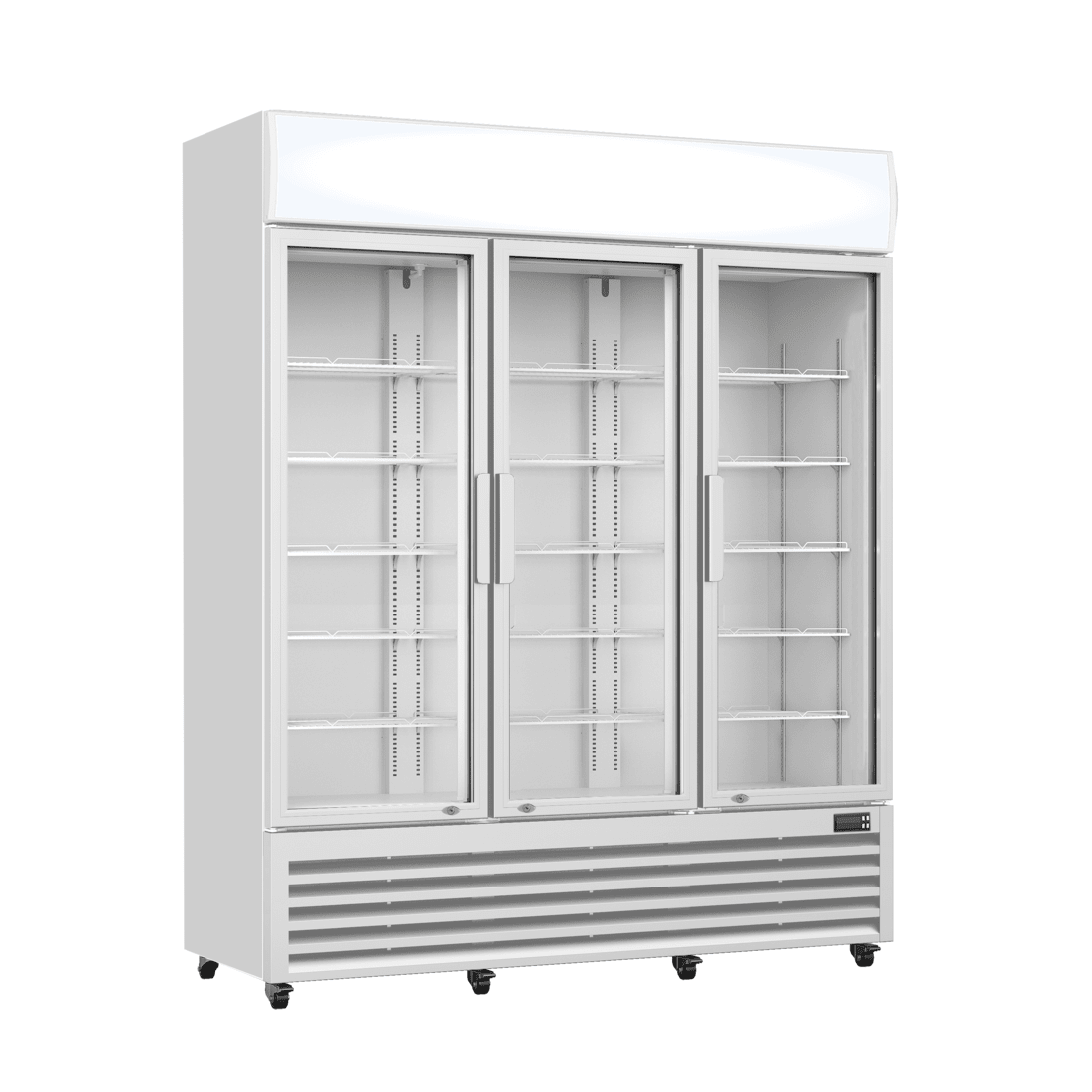 Thermaster Three Glass Door Colourbond Upright Drink Fridge LG-1203P - Whisk Hospitality - LG-1203P