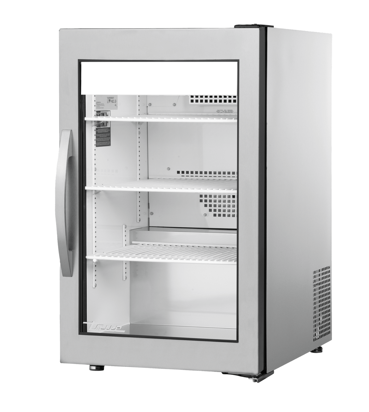 True Refrigeration Counter - Top Retail Merchandiser Refrigerator 1 Glass Swing Door - GDM - 06 - 34 - HC - FGD01 - Whisk Hospitality - GDM-06-34-HC-FGD01