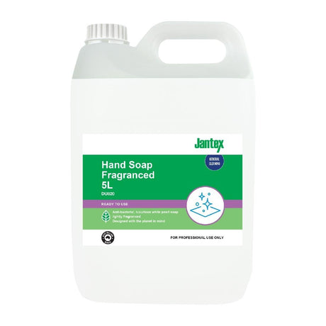 Jantex Green Hand Soap Fragranced - 5Ltr DU820 - Whisk Hospitality - DU820