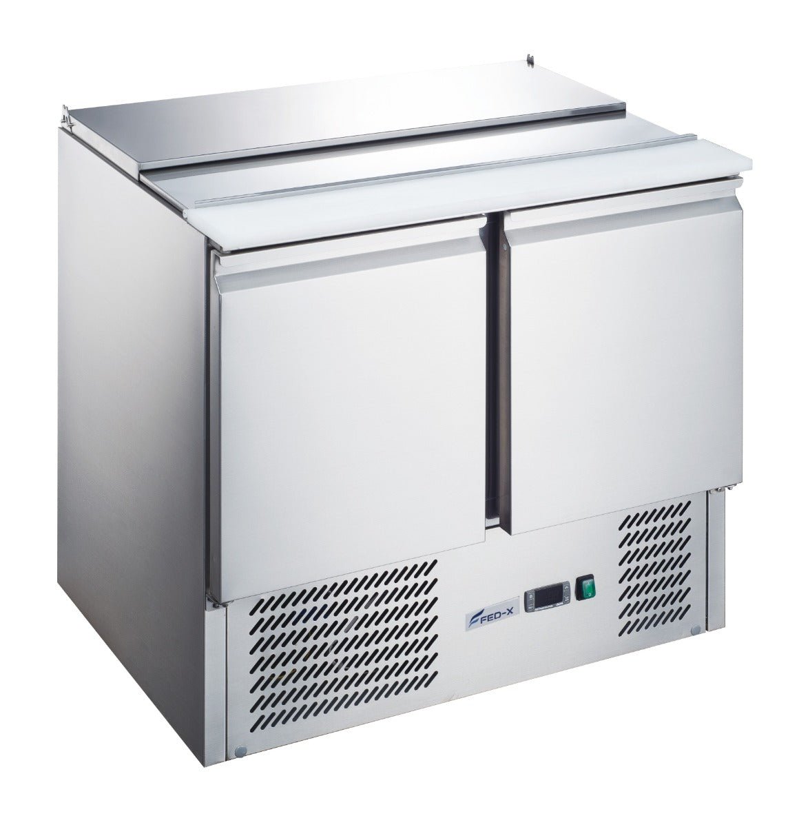 FED - X Two Door Salad Prep Fridge - XGNS900S - Whisk Hospitality - XGNS900S