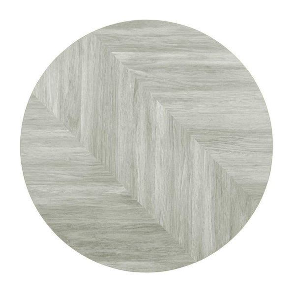 Bolero Pre - Drilled Round Table Top Chevron Design - 600mm FU511 - Whisk Hospitality - FU511