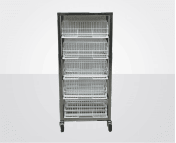 Winterhalter 5x500x500 Stainless Steel mobile Rack Storage - Whisk Hospitality - SS5050.5