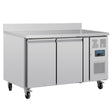 Polar U - Series Double Door Counter Fridge with Upstand - 282Ltr UA064 - A - Whisk Hospitality - UA064-A