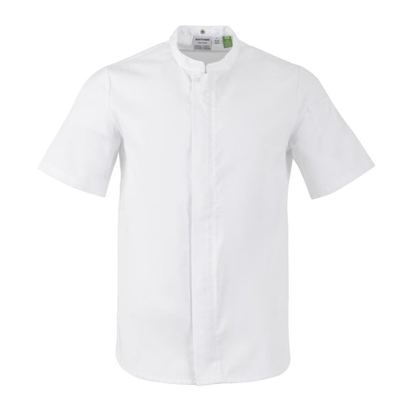 Southside Harlem Chefs Jacket White Short Sleeve Mesh - Size XL BA116 - XL - Whisk Hospitality - BA116-XL