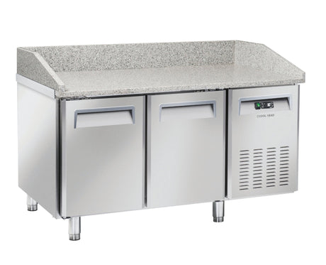 Saltas Marble Top Pizza Fridge 2 Door MPB0020 - Whisk Hospitality - MPB0020