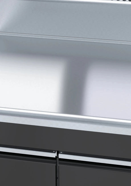 Waldorf Bold Btb8900 Cd 900Mm Bench Top Cabinet Base - Whisk Hospitality - BTB8900-CD