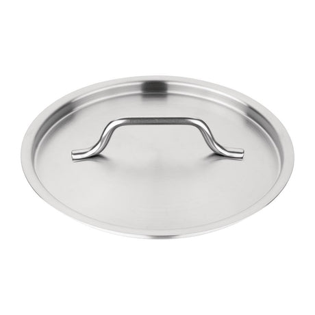 Vogue Lid St/St - 180mm 7" FS665 - Whisk Hospitality - FS665