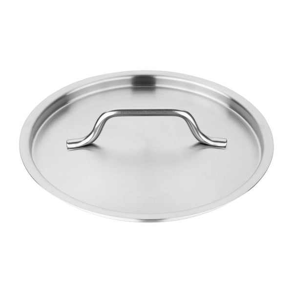 Vogue Lid St/St - 180mm 7" FS665 - Whisk Hospitality - FS665