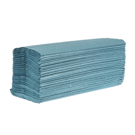 Jantex Blue C - Fold Hand Towel 1ply (Pack 12 x 220sheets) GD832 - Whisk Hospitality - GD832