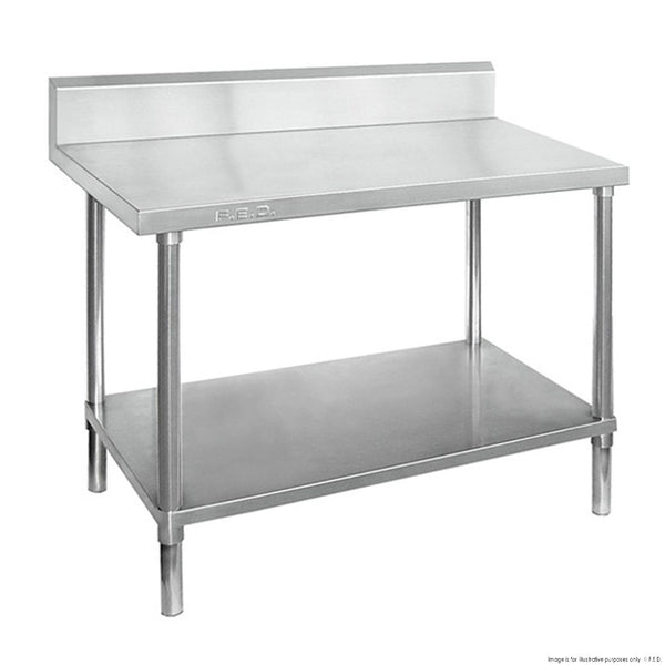 WBB7 - 0800/A Workbench with Splashback - Whisk Hospitality - WBB7-0800/A