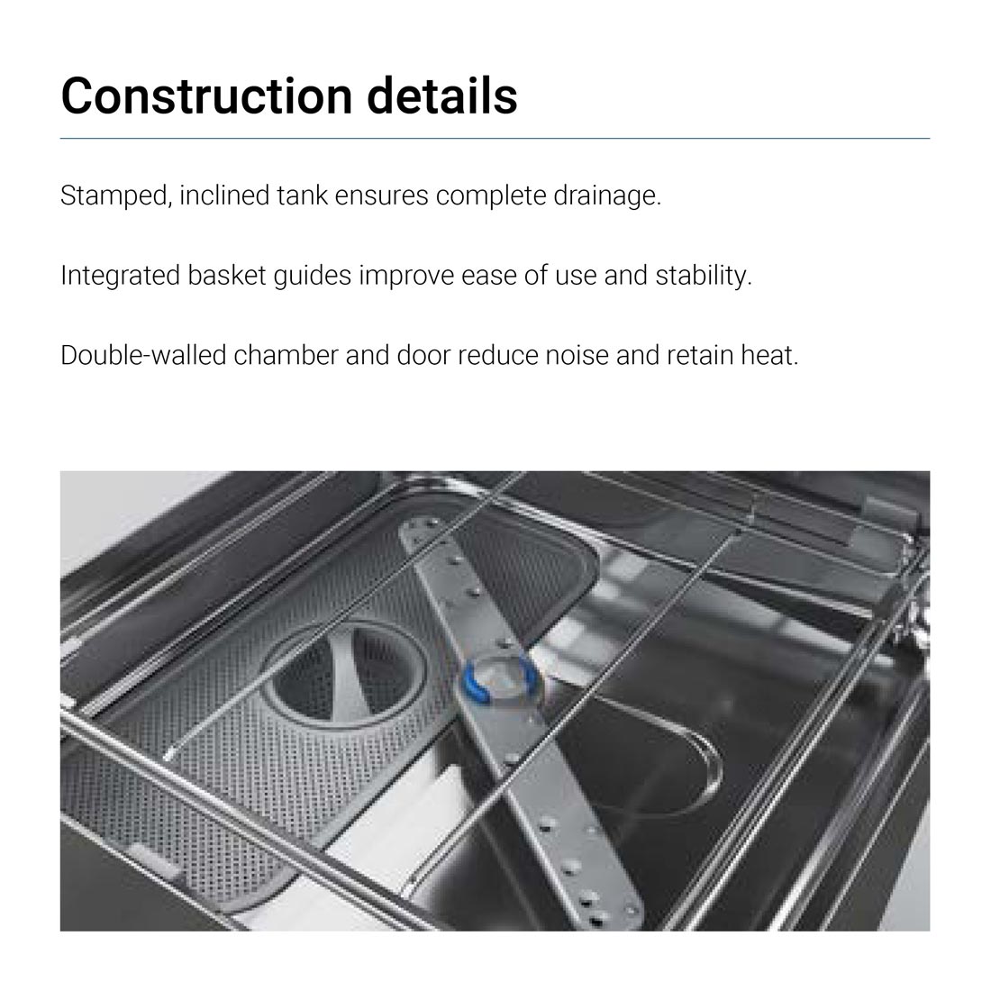 Fagor iNova Concept Front Loading Dishwasher - WUC - 502TBD - Whisk Hospitality - WUC-502TBD