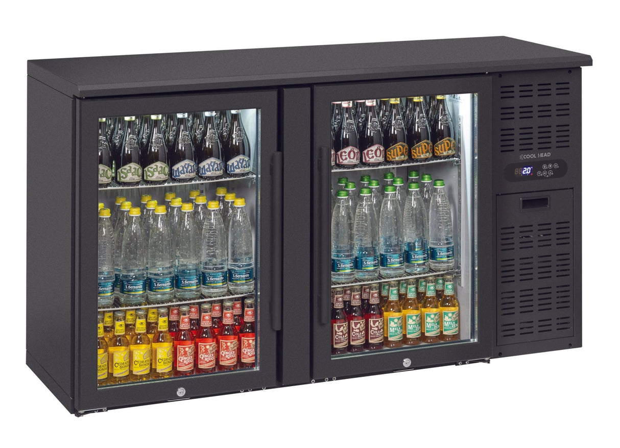 Anvil 2 Door Glass Door Back Bar BBZ0200 - Whisk Hospitality - BBZ0200