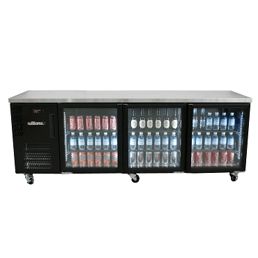 Williams Boronia Star HB3UGB-0HR Three Glass Door Under Counter Fridge - Whisk Hospitality - 3PA-8767-DHT-115865