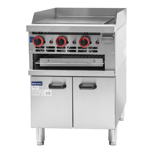 Gasmax Gas Griddle and Gas Toaster with Cabinet - GGS-24 - Whisk Hospitality - GGS-24