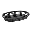 Olympia Kristallon PP Food Basket Black - 275x175mm 10 1/2x7" (Pack 6) GH969 - Whisk Hospitality - GH969