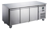 FED - X S/S Three Door Bench Freezer - XUB6F18S3V - Whisk Hospitality - XUB6F18S3V