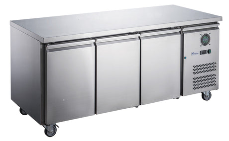 FED - X S/S Three Door Bench Freezer - XUB6F18S3V - Whisk Hospitality - XUB6F18S3V