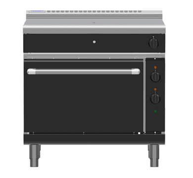 Waldorf Bold Rnlb8110Gec 900Mm Gas Target Top Electric Convection Oven Range Low Back - Whisk Hospitality - RNLB8110GEC