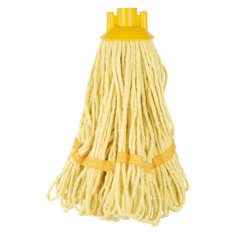 Jantex Deck Mop Head Yellow Stripe - 200g HX247 - Whisk Hospitality - HX247
