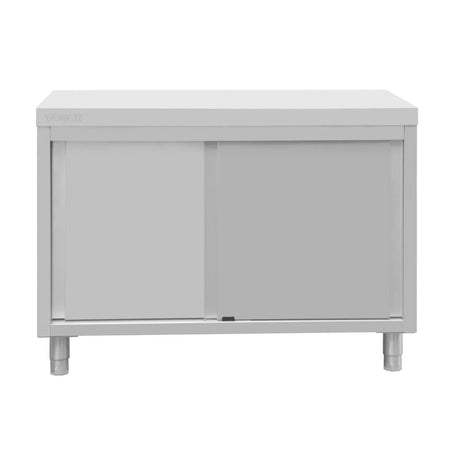 Vogue Standing Floor Cupboard Stainless Steel - 900x1200x600mm FU585 - Whisk Hospitality - FU585