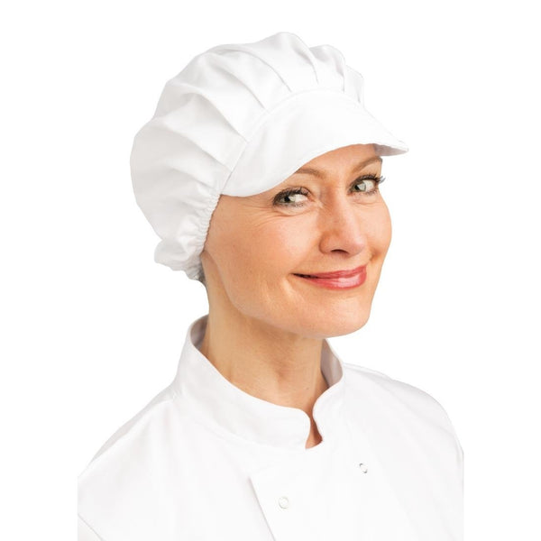 Whites Peaked Hat - White B255 - Whisk Hospitality - B255