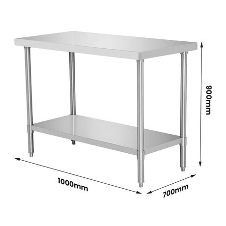 WB7 - 1000/A Stainless Steel Workbench - Whisk Hospitality - WB7-1000/A