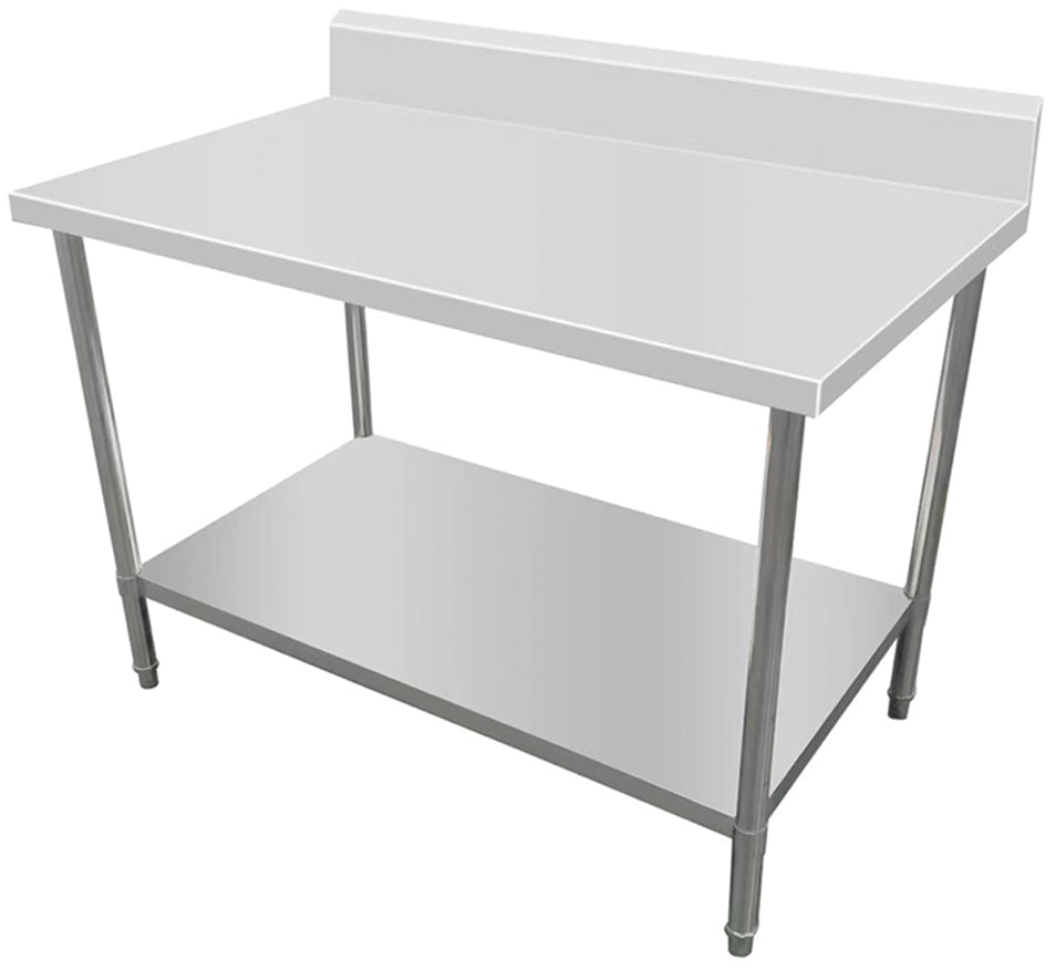 Work Bench with Splashback & Undershelf - 600 / AWS-1860 - Whisk Hospitality - 424510