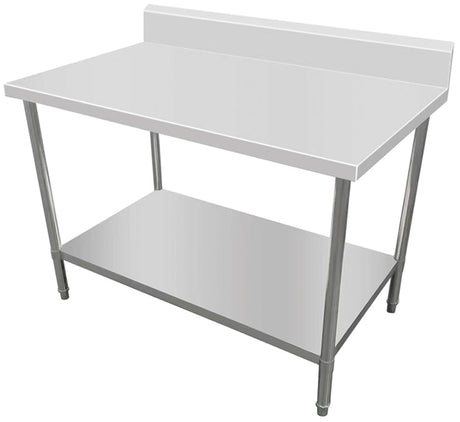 Work Bench with Splashback & Undershelf - 600 / AWS-1860 - Whisk Hospitality - 424510