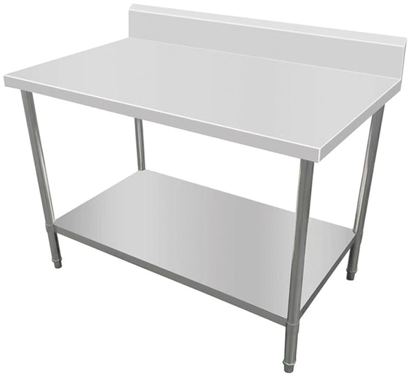 Work Bench with Splashback & Undershelf - 600 / AWS-1860 - Whisk Hospitality - 424510