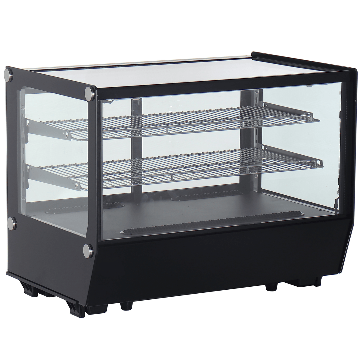 Verona 90R 160L Counter Top Refrigerated Display - Black - Whisk Hospitality - 90R-BLK