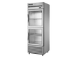 True Refrigeration Upright Foodservice Refrigerator 2 Half Glass Swing Doors - T - 23G - 2 - HC - FGD01 - Whisk Hospitality - T-23G-2-HC-FGD01