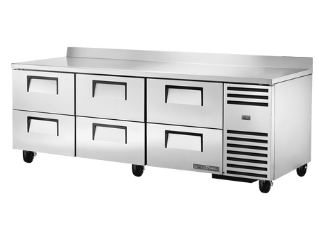 True Refrigeration Deep Worktop Counter Refrigerator 6 Drawers - TWT - 93D - 6 - HC - Whisk Hospitality - TWT-93D-6-HC