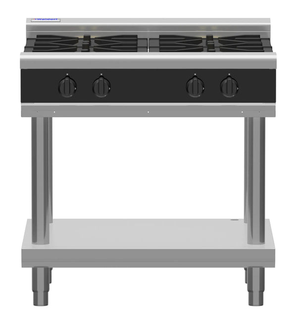 Waldorf Bold Rnlb8900G Ls 900Mm Gas Cooktop Low Back Version Leg Stand - Whisk Hospitality - RNLB8900G-LS