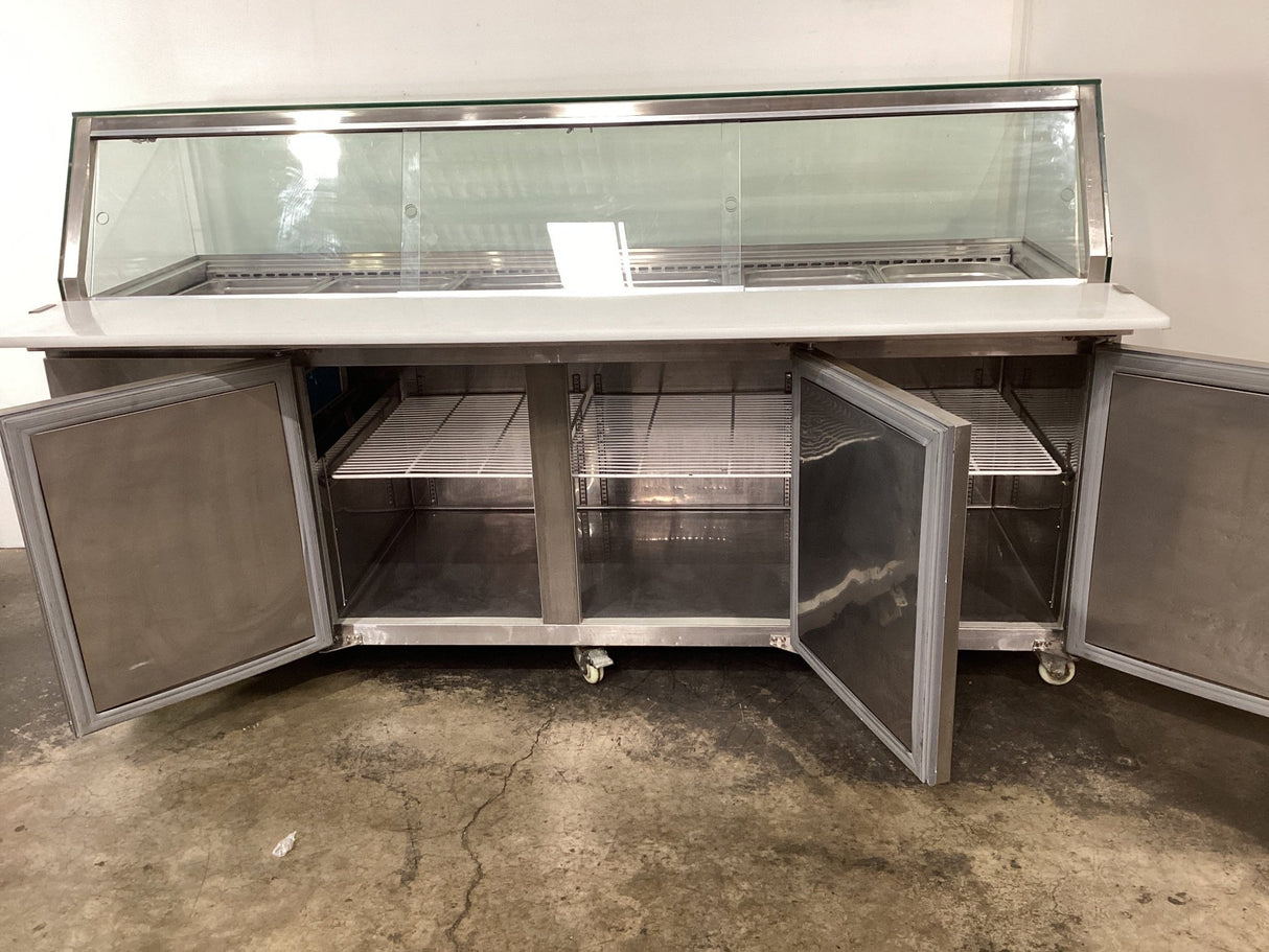 Thermaster PG210FA - YG 3 Door Salad Fridge - Whisk Hospitality - 816098