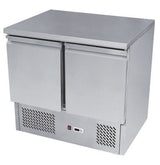 Atosa 2 DOORS TABLE SALADETTE FRIDGE 900 MM ESL3801 - Whisk Hospitality - ESL3801