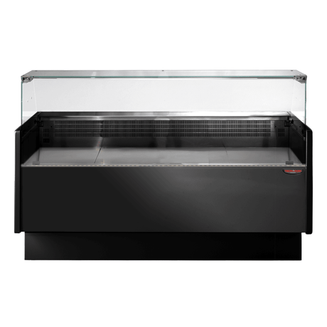 Tecnodom Serie MR9.5 Black 1520mm Wide Deli Display with Storage and Castors TDMR - 0915B - Whisk Hospitality - TDMR-0915B