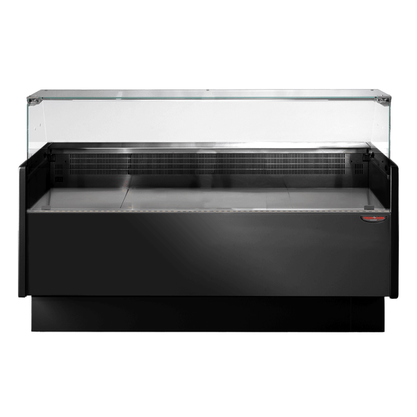 Tecnodom Serie MR9.5 Black 1520mm Wide Deli Display with Storage and Castors TDMR - 0915B - Whisk Hospitality - TDMR-0915B